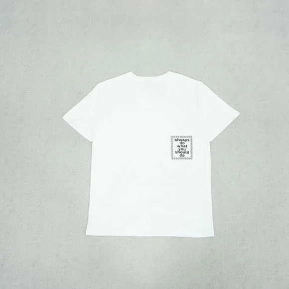 Always White Personalized Fingerprint Short Sleeve T Shirt